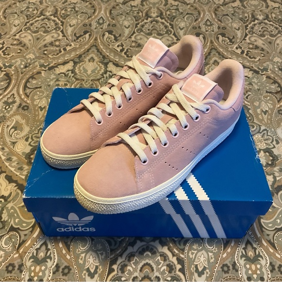 New Adidas Stan Smith SC IG0345 Clear Pink Women’s Sz 8 - Picture 10 of 16